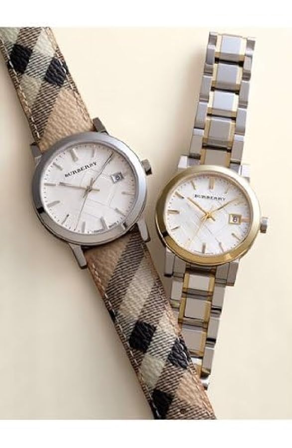 Amazon.co.jp: BURBERRY BU9025 - レディース腕時計、レザー